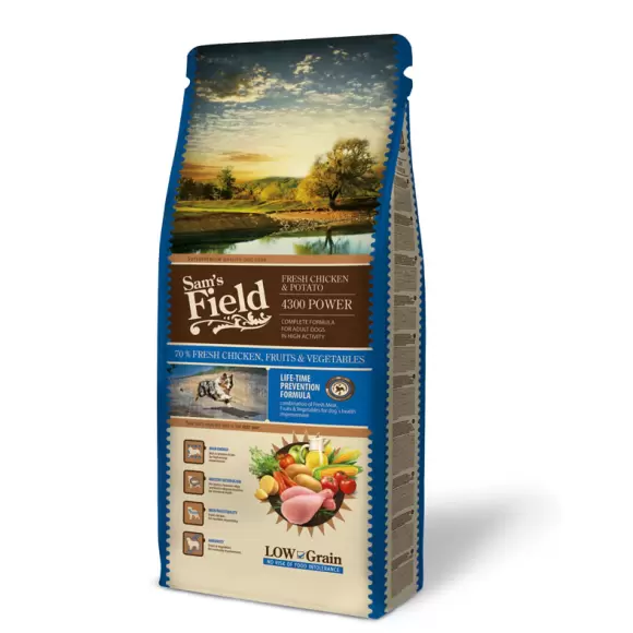 Sam’s Field 4300 Power 13 kg energirigt hundefoder til aktive hunde og jagthunde