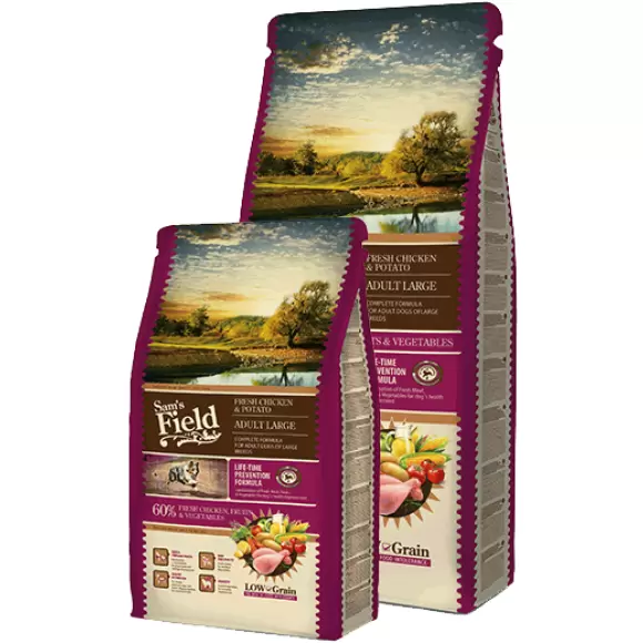 Sam´s Field - Sams Field Adult Large Kylling 13 kg. Sam´s Field - Sams Field Adult Large Kylling 13 kg.