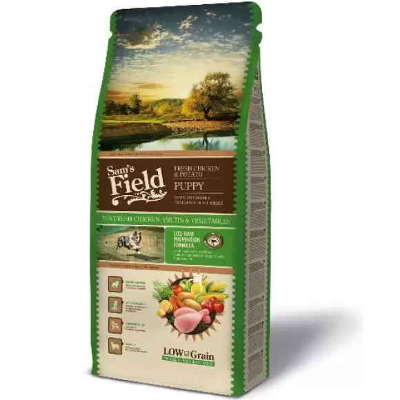 Sam’s Field Puppy Chicken & Potato 13 kg hvalpefoder med kylling Sam’s Field Puppy Chicken & Potato 13 kg hvalpefoder med kylling