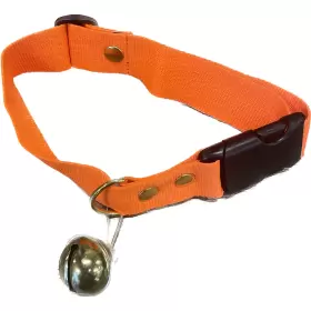 MacNab - Halsbånd orange m/ klokke