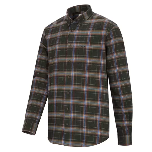 Flannel skjorte i 100% bomuld - hoggs of fife- Pitlessie Flannel Check Shirt 