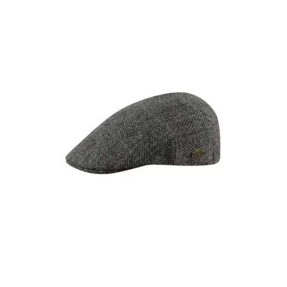 MJM Country Harris Tweed flatcap sixpence