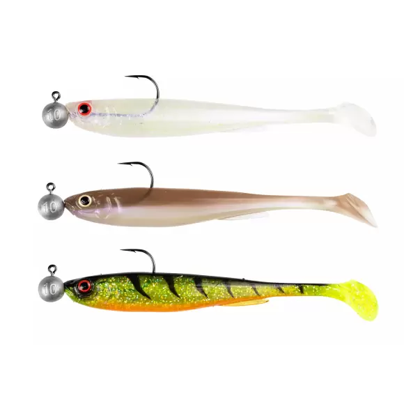 Daiwa Prorex Slim Shady 13,5 cm jigsæt til gedde og sandart Daiwa Prorex Slim Shady 13,5 cm jigsæt til gedde og sandart