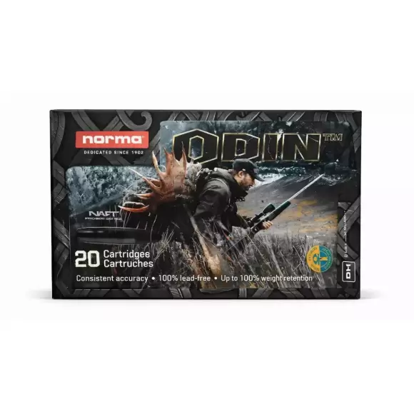 Norma ODIN .308 Win 9,7 g 150 gr blyfri jagtammunition Norma ODIN .308 Win 9,7 g 150 gr blyfri jagtammunition