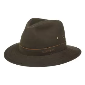 Stetson Waxed Traveller Cloth Hat – allround hat i klassisk traveller‑design