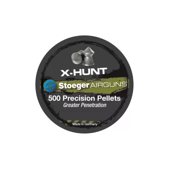 Stoeger X-Hunter 4,5 mm præcisionshagl til luftgevær Stoeger X-Hunter 4,5 mm præcisionshagl til luftgevær