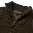 Deerhunter Finley Stormliner Knit herrestrik med vindtæt membran, høj krave med lynlås og forstærkninger på skuldre og albuer. Deerhunter Finley Stormliner Knit herrestrik med vindtæt membran, høj krave med lynlås og forstærkninger på skuldre og albuer.