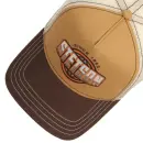 Stetson Trucker Cap Classic Globe med klassisk Globe-logo på fronten, buet skygge og åndbar meshbagside.